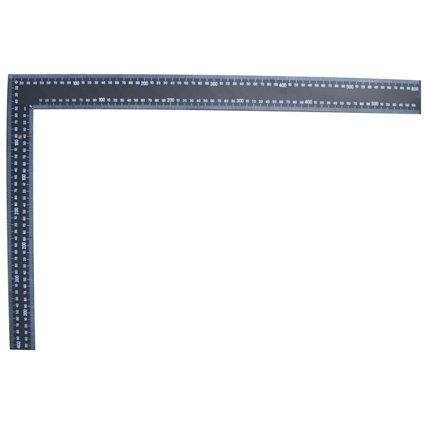 24/600MM METRIC/IMPERIAL BLACK CARPENTERS SQUARE